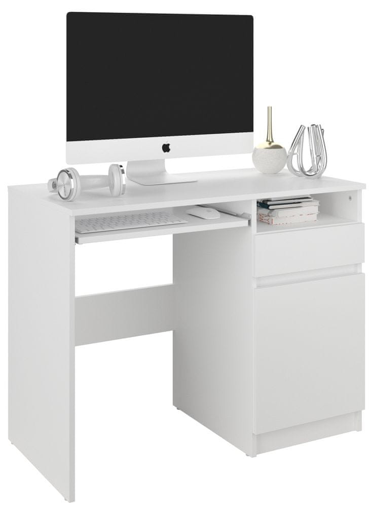 Framire Pracovný stôl moderné N-35 biely